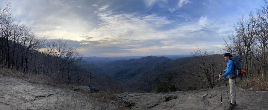 The view from northern side of Blood Mountain